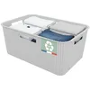 Image de SUNDIS Vibes, panier à linge en plastique, 40l, blanc cassé