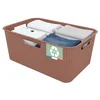 Image de SUNDIS Vibes, panier à linge en plastique, 40l, marron moka