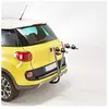 Image de Mottez A009P2ANTI Porte-vélos 2 vélos Attelage Compact avec Antivol, Noire