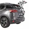 Image de Porte Velo hayon 5 Sangles mottez Shiva 2 elec Acier 2 velos VAE/e Bike (40 kgs Max), Noir