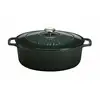 Image de Cocotte ovale en fonte émaillée 33 cm vert mélèze Chasseur