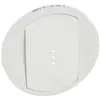 Image de Legrand 068037 Enjoliveur Céliane pour Interrupteur Temporisé ou Interrupteur et Ventilation, Blanc, Lot de 10