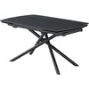 Image de CONCEPT1 Olivia 140/200 x 90 x 75 cm gris anthracite OLIVIA-140-GRIS