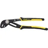 Image de STANLEY 0-84-649 Pince Multiprise Gamme FATMAX - Mâchoire Renforcée Par Induction - Bouton Pushlock 17 Positions - Poignée Bi Matière - Finition Black Chrome - Normes Iso/Din 8976.
