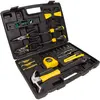 Image de STANLEY STmT0-94248 Composition d'Outils - Cutter - mesure - marteau - Tournevis - Pince - Clés mâles - Porte-Embouts - Cliquet - Finition Chromée Anti-Corrosion - mallette avec 65 pièces