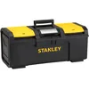 Image de Stanley 1-79-218 Boîte à outils 60 cm Ouverture 1 main - système touchlab - structure robuste - large capacité de rangement - porte outils amovible - poignée antidérapante Multicolore
