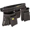 Image de STANLEY Werkzeugschürze 5xFach+Halter Werkzeug-Gürteltasche Leder STST1-80113 Ceinture porte-outils non équipée