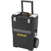 Image de STANLEY Mobile Work Centre Toolbox, 2-in-1 Rolling Workshop with Stackable Units and Removable Toolbox, 1-93-968