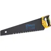 Image de Stanley 2-20-149 Scie Égoïne JetCut 7Dents/Pouce - Fabriquée en France - Traitement Blade Armor - Spéciale Panneaux de Plâtre - 550 mm - Poignée bi Matière - Traçage À 45° Et 90° Noir/Jaune
