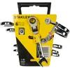 Image de STANLEY 4-91-444 Clé mixte à cliquet à tête indexable - forgées en acier chromé - anti-corrosion - tête polygonale - 12 pans inclinés - angle de reprise 5° - normées - Jeu de 6 pièces