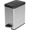 Image de Curver DECO Bin 213300 Poubelle 25 l (l x H x P) 250 x 450 x 420 mm argent, noir 1 pc(s)