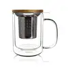 Image de Tisanière verre double paroi Gustave 350 ml OGO Ogo