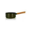 Image de Casserole Ector induction aluminium revêtu manche en bois 18 cm vert Ogo