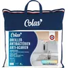 Image de COLAS NORMAND - Oreiller Anti Acariens et Antibactériens - Moelleux - 60 x 60 cm - Action longue durée - Hygiène parfaite - Microfibre - Doux et confortable - Lavable - Fabrication française - Blanc