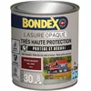 Image de BONDEX - Lasure Opaque Très Haute Protection - Protège et Décore - Direct tous bois - Rendu parfait sans trace - 1 L - Rouge Basque RAL 3004