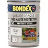 Image de BONDEX - Lasure Opaque Très Haute Protection - Protège et Décore - Direct tous bois - Rendu parfait sans trace - 5 L - Gris Perle RAL 9002
