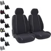 Image de DBS - Housses de sièges - Voiture/Auto - 2 sièges Avant - Gris - Avant/Arrière - Universelles - Anti-dérapant - Lavable