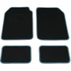 Image de DBS - Tapis de Sol - Voiture/Auto - 4 Pièces : Avant + Arrière - Bleu - Universel - Antidérapant