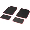 Image de DBS 01765766 Tapis de sol universels Avant et Arrière noir Rouge