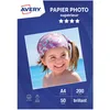 Image de Avery C9434-50 50 feuilles de papier photo brillant A4 200g/m² jet d'encre