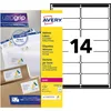 Image de Avery 560 étiquettes adresses blanches 99,1 x 38,1 mm Laser (L7163-40) Avery