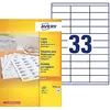 Image de AVERY - Boite de 3300 étiquettes autocollantes multi-usages, Format 70 x 26 mm, Impression copieur, (DP033-100)