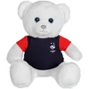 Image de Gipsy Toys - Ours en Peluche FFF - Fédération Française de Football   25 cm - Bleu Blanc Rouge