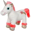 Image de Gipsy Toys - Peluche Lica Bella 22 cm Blanche et Rose Corail - Peluche pour Enfant - 071608