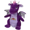 Image de Gipsy Peluche - Dragon sonore, Violet 17 cm, Mauve