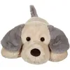 Image de Gipsy Toys   Peluche Chien ALLONGE Douceur Creme Oreilles Grises - 50 CM