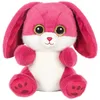 Image de Gipsy Toys   Peluche   Lapin Ruby « cutydoos »   23 cm   Rose Framboise   Peluche Douce   Cadeau Enfant   Compagnon câlin   Jouet Tendre et Mignon