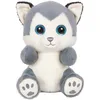Image de Gipsy Toys   Peluche   Chien Husky skandy « cutydoos »   23 cm   Gris bleuté   Peluche Douce   Cadeau Enfant   Compagnon câlin   Jouet Mignon et sûr