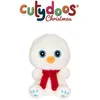 Image de Gipsy Toys   Peluche Bonhomme DE Neige Snowy CUTYDOOS Christmas   13 CM   Blanc ET Echarpe Rouge