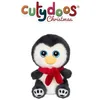 Image de Gipsy Toys   Peluche Pingouin Chilly CUTYDOOS Christmas   13 CM   Gris ET Echarpe Rouge