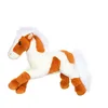 Image de Gipsy Toys   Peluche Cheval ALLONGE - 40 CM   Marron Clair ET Blanc