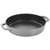 Image de STAUB Poêle en Fonte à Double Poignée, Ronde, Ø 20 cm, Gris Graphite