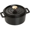Image de STAUB Mini Cocotte en Fonte, Ronde, Ø 12 cm, 0,25 L, Noir Mat