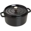 Image de STAUB Cocotte en Fonte, Ronde, Ø 26 cm, 5 L, Noir Mat