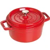 Image de STAUB Cocotte en Fonte, Ronde, Ø 30 cm, 8,35L, Cerise