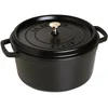 Image de STAUB Cocotte En Fonte, Ronde, Ã  30 Cm, 8,35 L, Noir Mat