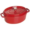 Image de STAUB Cocotte en Fonte, Ovale, Ø 31 cm, 5,5 L, Cerise