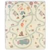 Image de TINÉO - Maxi Tapis D'Eveil Reversible - Tapis De Jeu - 2 Faces - Face Animaux/Face Circuit Voitures - Dense - Imperméable (Animaux/Voitures)