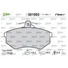 Image de VALEO Jeu de garnitures de frein, frein à disque 301003 Compatible avec: AUDI 100 C2 Avant (435, 436), AUDI 100 C2 Stufenheck (431, 433, 434), AUDI 100 C3 Avant (445, 446), AUDI 100 C3 Stufenheck (443
