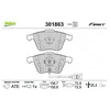 Image de Valeo Jeu de 4 Plaquettes de Frein Essential 301863, Essieu Avant