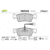 Image de VALEO Plaquettes de frein Essential 302332, Jeu de 4 plaquettes Essieu arrière - Certifiées ECE-R90