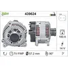 Image de VALEO-439624-Alternateur-Courant de charge de l'alternateur [Amp] : 180 - Nombre de stries : 7 - Diamètre de la poulie [mm] : 57 - Voltage [V] : 14 - Sens de rotation : SENS HORLOGE