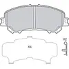 Image de VALEO Plaquettes de frein 601415 Jeu de 4 plaquettes Essieu avant Entièrement équipé d'accessoires montés et non montés Valeo expert en freinage depuis 1923, noir