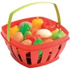 Image de Ecoiffier 966   Panier à provisions avec fruits et légumes, accessoires, rouge