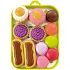 Image de Jouets Ecoiffier   980 - Plateau pâtisserie 100 % Chef   Imitations d'aliments pour enfants   13 pièces - Dès 18 mois   Fabriqué en France