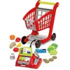 Image de Jouets Ecoiffier - 1219 - Chariot de supermarché pour enfants + caisse enregistreuse + accessoires - 100 % Chef - Dès 18 mois - Fabriqué en France